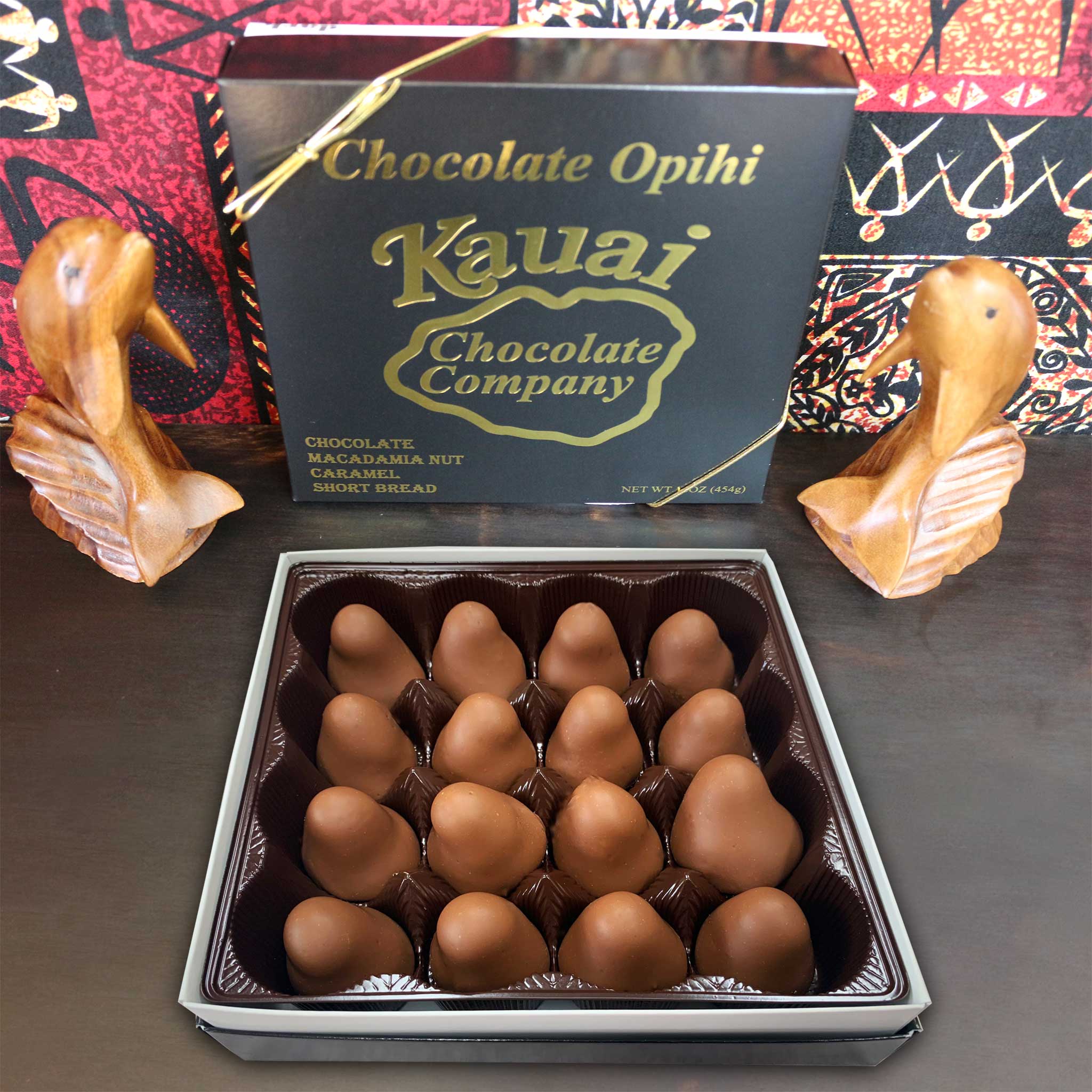 16 Piece Milk Chocolate Opihi Box