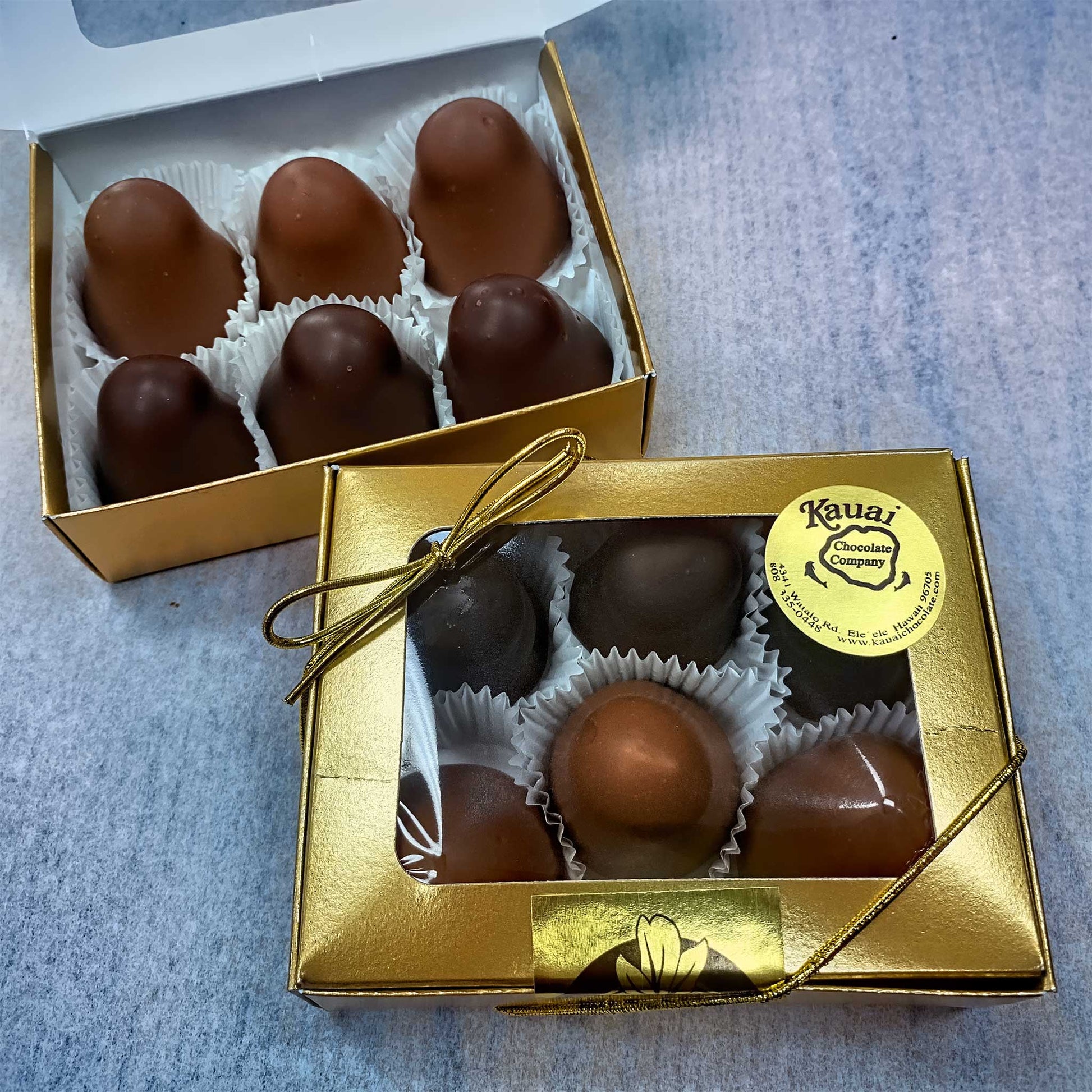 Six Piece Mix Chocolate Opihi Box