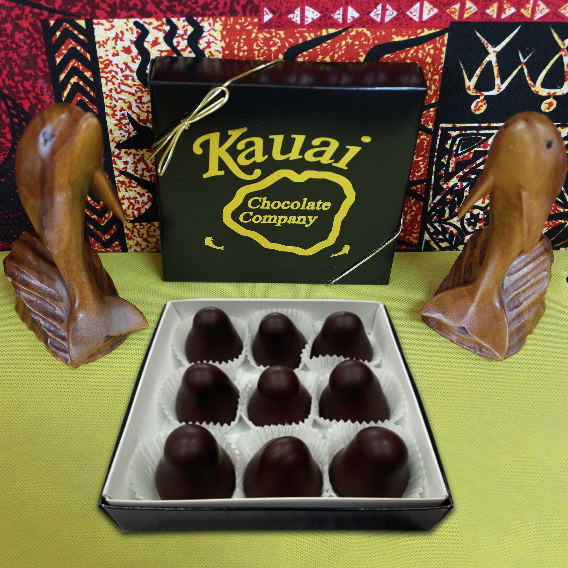Nine Piece Dark Chocolate Opihi Box