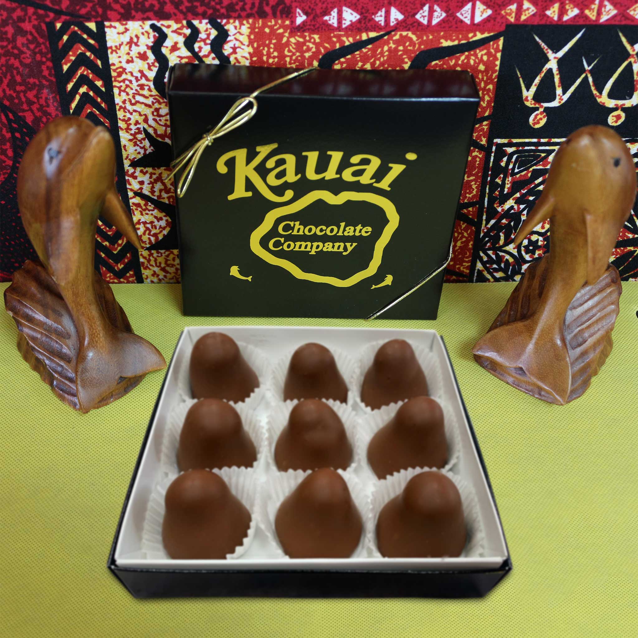 Nine Piece Milk Chocolate Opihi Box